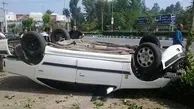 تصادف در آزاد راه تهران - کرج یک کشته و سه مصدوم برجا گذاشت