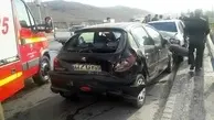فیلم| تصادف زنجیره‌ ای سنگین در بزرگراه زین‌ الدین غرب تهران
