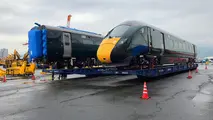Hitachi trainset for Devon and Cornwall sets sail from Japan