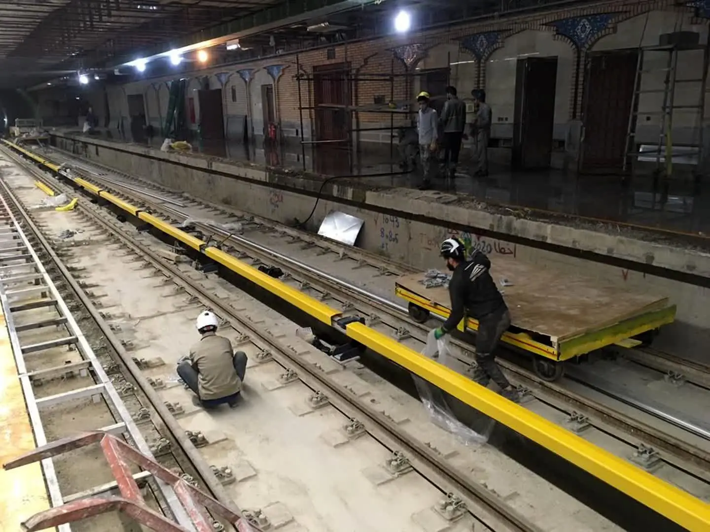 گامی مهم برای بهره‌برداری از پروژه مترو قم