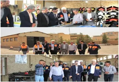 بازدید معاون راهداری سازمان از کارگاه های راهداری در استان سمنان
