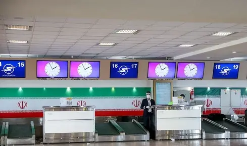 عملیات گندزدایی فرودگاه بین المللی مشهد