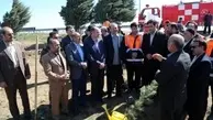 نهال کاری 15 کیلومتر از حاشیه محور آزاد راه قزوین- زنجان