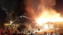  جزئیات آتش سوزی در میدان حسن آباد
