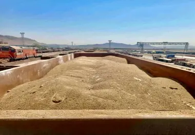 ۱۴۰ هزار تن گندم با قطار به سیلوهای مازندران منتقل شد