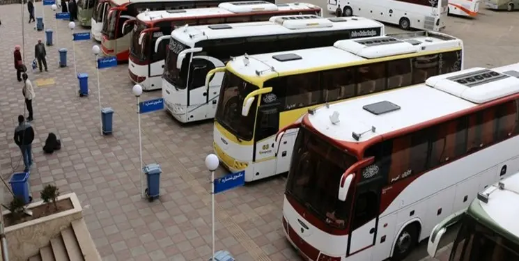 تردد روزانه ۲۰ خودرو نقلیه عمومی از ملایر به مرز مهران