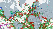 نقشه آنلاین ردیابی کشتی ها در جهان