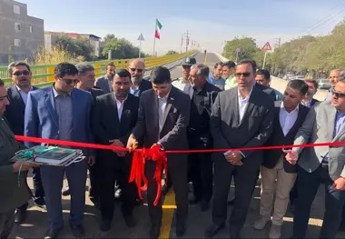 بزرگترین پل روگذر راه آهن کشور افتتاح شد