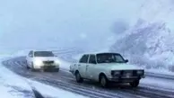 جاده تهم - چورزق در استان زنجان با کولاک روبرو است