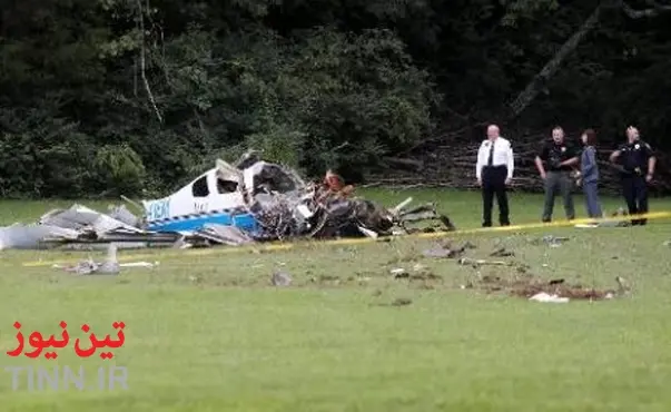 سقوط یک فروند هواپیمای سبک در ایالت تنسی آمریکا