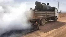 آغاز عملیات روکش آسفالت گرم محور اسدیه طبس