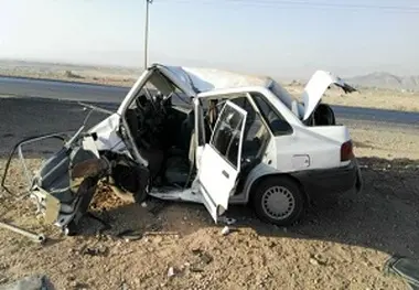 مصدوم شدن ۴ نفر در یک سانحه رانندگی
