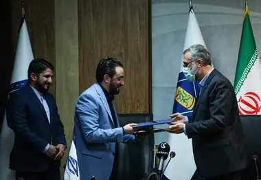 امضاء تفاهم نامه همکاری ما بین شرکت فجر جهاد و شرکت پرسی ایران گاز