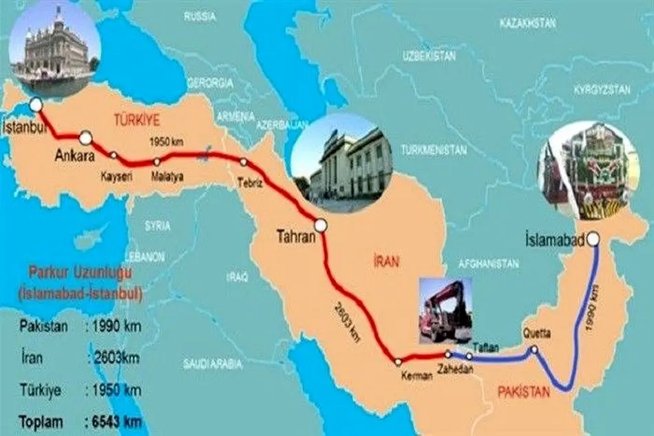 راه آهن استانبول-تهران-اسلامآباد، چین را به اروپا می دوزد