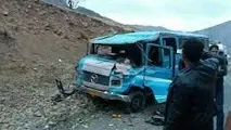 واژگونی مینی بوس در مسیر  اقبالیه استان قزوین