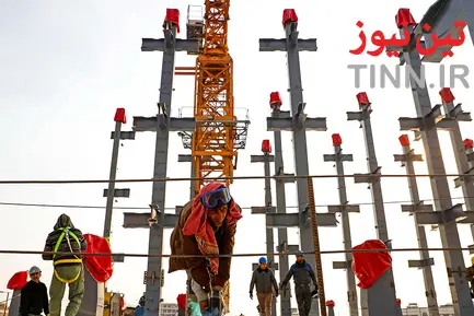 مراحل ساخت ساختمان پلاسکو