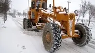 برف، راه‌های روستایی چاراویماق را مسدود کرد