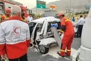 حادثه مرگبار در محور فسا – نوبندگان/ ۵ کشته از کارکنان بهداشت