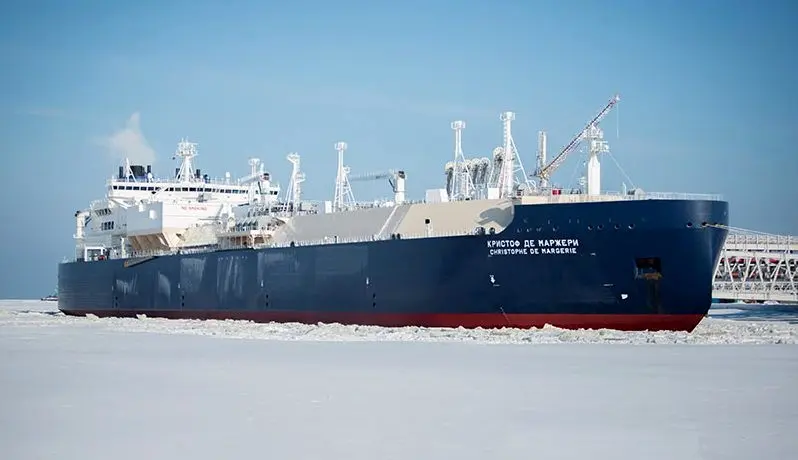 The first ship that sailed through Arctic in winter