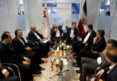 بازدید هیات مدیره راه آهن از غرفه سیناریل پارس