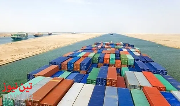 ۳۰۴ ships transit Suez Canal carrying ۱۷.۹m tonnes in past week