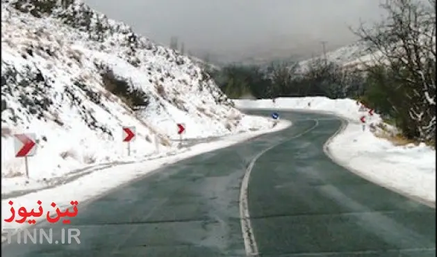 بارش‌های پراکنده برف و باران در برخی محورهای استان کرمان / همه راه‌های استان باز است