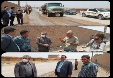 آسفالت مسیر کوره های آجرپزی شال به زین آباد درحال انجام است