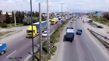 ترافیک سنگین در آزادراه قزوین-کرج و تردد روان در محورهای شمال
