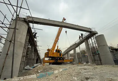 ساخت یک پل بر فراز بزرگراه شیخ فضل الله نوری + جزئیات