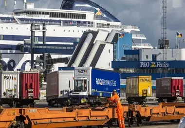 Ferries arriving to Port of Rotterdam from UK are not allowed to carry passengers