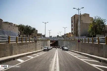بهره‌برداری از تونل زیرگذر شهید ضربعلی‌زاده