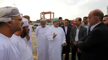 بازدید وزیر حمل و نقل کشور عمان از ظرفیت های بندر شهید رجایی