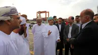 بازدید وزیر حمل و نقل کشور عمان از ظرفیت های بندر شهید رجایی