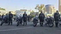الحاق ۱۵۰ موتورسیکلت به ناوگان پلیس راهور تهران 