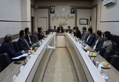 جلسه شورای هماهنگی راه و شهرسازی استان جهت اجرای برنامه‌های سفر برگزار شد 