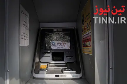 تصاویری از خرابکاری اغتشاش‌گران در تهران