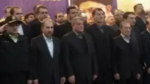 حضور نجفی در مرقد امام (ره)