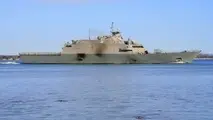 USS Little Rock Departs Montreal After 3 Months Stuck in Ice