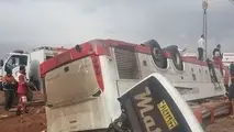 مقصران حادثه واژگونی اتوبوس در گرمسار معرفی شدند