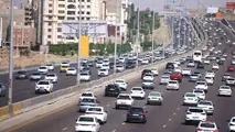 ترافیک سنگین در جاده های چالوس، هراز، جاجرود و قزوین-تهران / بارش باران و مه در شمال کشور