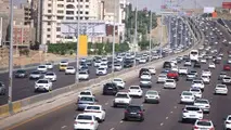 ترافیک سنگین در جاده های چالوس، هراز، جاجرود و قزوین-تهران / بارش باران و مه در شمال کشور