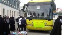 خدمات اتوبوسرانی تهران در محور زرباطیه تا شهر نجف در اربعین 