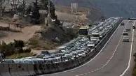 ترافیک در مسیرهای شمالی تهران سنگین است 