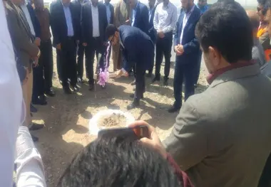  کلنگ زنی دو پل در گتوند 