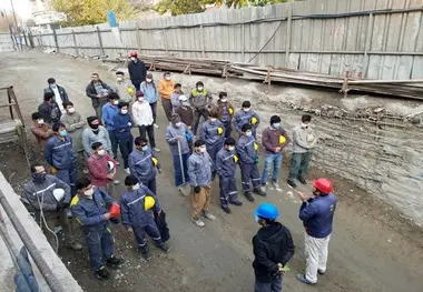 برگزاری مانور‌های ایمنی در کارگاه‌های ساخت مترو