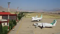 کاهش پروازهای فرودگاه خرم‌آباد در هفته جاری