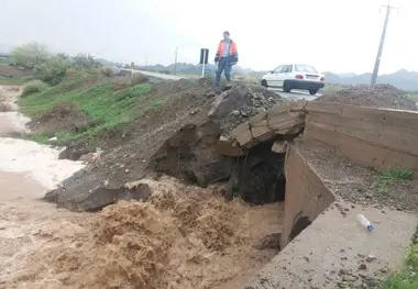 368 کیلومتر راه روستایی جنوب کرمان در سیل خسارت دید