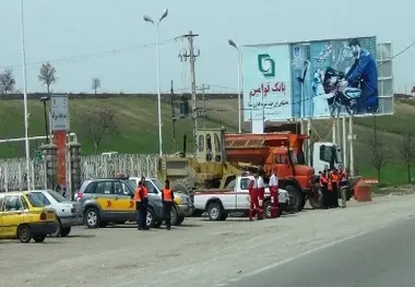 استقرار گشت های راهداری در سطح جاده ها به ویژه مناطق پرخطر