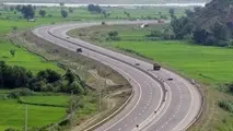 مناقصه خط کشی گرم راههای آزادراه قزوین - رشت