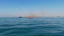 اجرای  رزمایش جستجو و نجات دریایی در آب‌های هرمزگان 